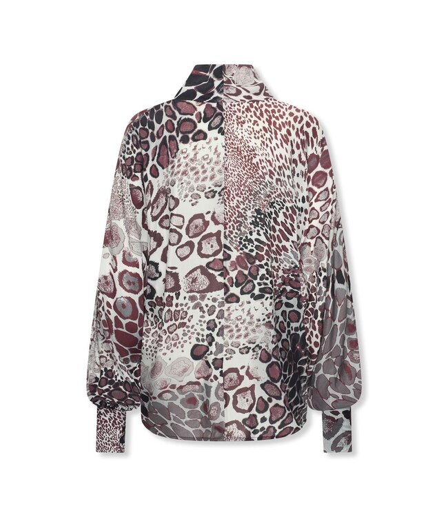 HELENA HART Helena Hart 7676Kit Blouse Jolien Kitty Wine