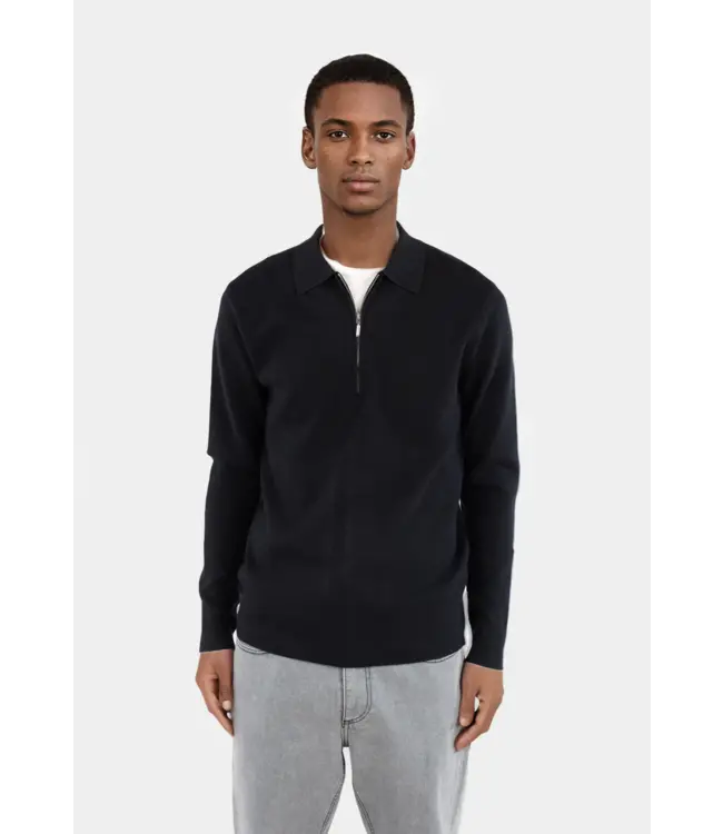 CISZERE Ciszere Caleb Knitted Half Zip Black