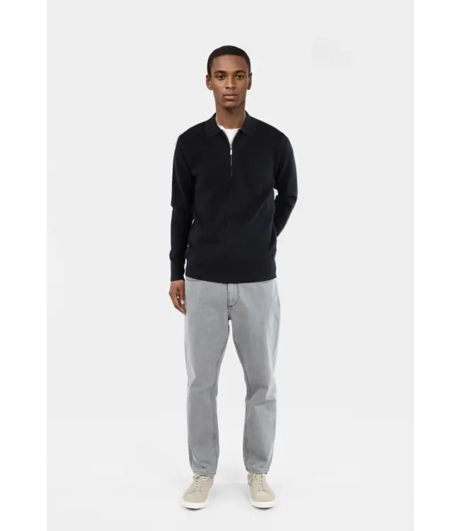 CISZERE Ciszere Caleb Knitted Half Zip Black