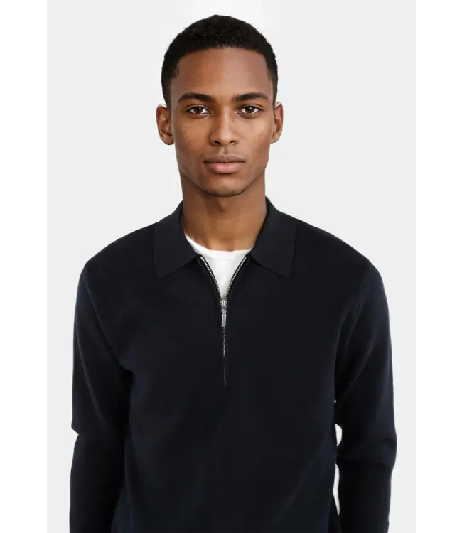 CISZERE Ciszere Caleb Knitted Half Zip Black