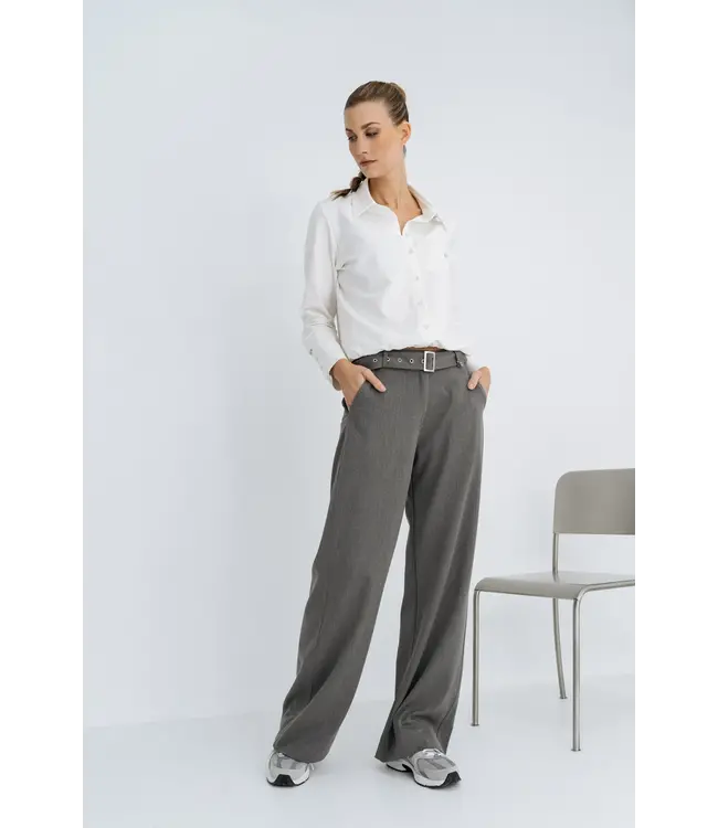 ZIZO Zizo Hally Pants FA25.HALLY.008 Grey Melange