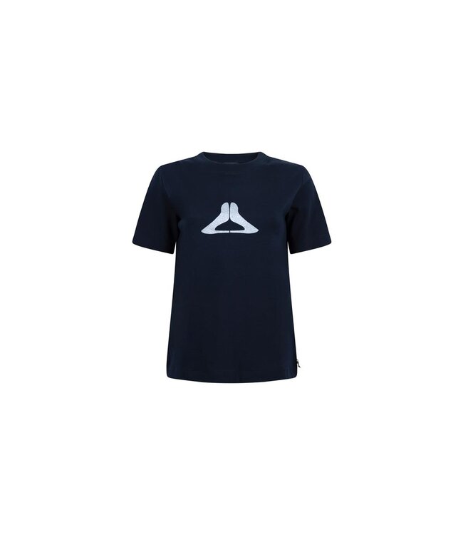 JANSEN AMSTERDAM Jansen Amsterdam Lola Shirt CO 140 Pump Print Dark Blue