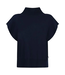 JANSEN AMSTERDAM Jansen Amsterdam Bracha FN153 Mouwloos Turtle Neck Dark Blue