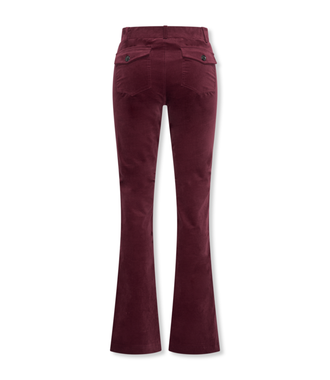 HELENA HART Helena Hart 7559 Broek Flair Velvet Wine