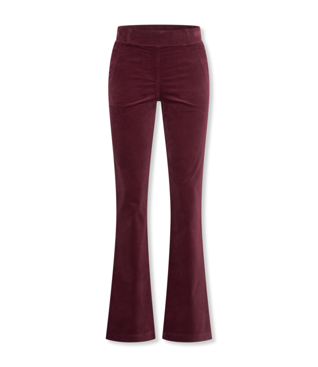 HELENA HART Helena Hart 7559 Broek Flair Velvet Wine