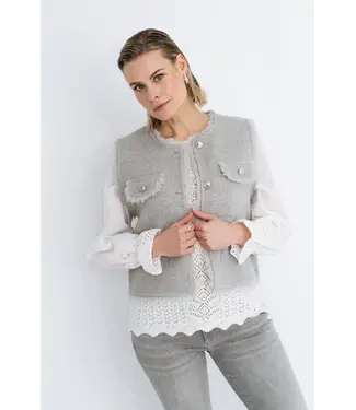 MAICAZZ Maicazz Plower vest FA25.65.509 Grey Melange