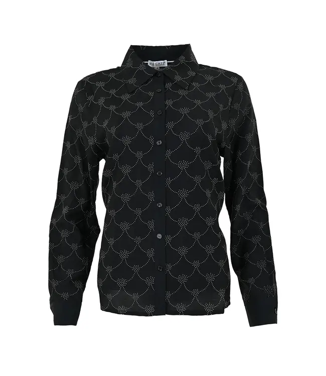 MAICAZZ Maicazz Parvin blouse FA25.20.314 Silver shine