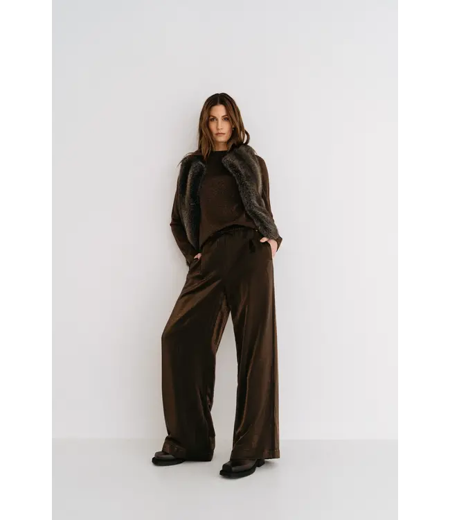 MAICAZZ Maicazz WI25.70.212 Road Pullover Brown Lurex