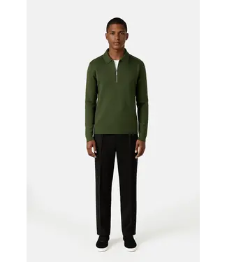 CISZERE Ciszere Caleb Knitted Half Zip Duffel Green