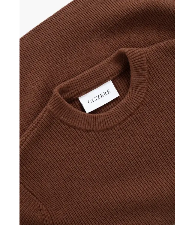 CISZERE Ciszere Eddie knitted sweater Burned Orange