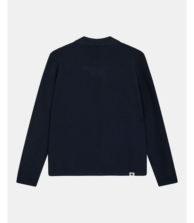 ANERKJENDT Anerkjendt 902032 Aksvend NeedleRib Knit Cardigan 3059 Sky Captain