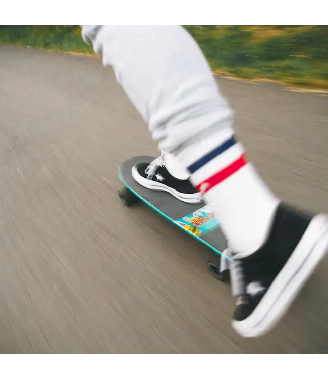 ALFREDO GONZALES Alfredo Gonzales Athletic Stripes AG-SK-ATH-02 Red