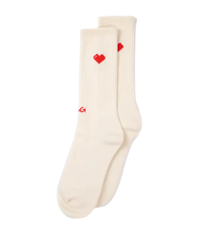ALFREDO GONZALES ALFREDO GONZALES athletic icon hearts AG-OA-ATHHEA Off White