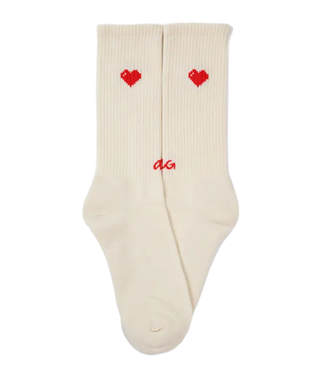 ALFREDO GONZALES ALFREDO GONZALES athletic icon hearts AG-OA-ATHHEA Off White