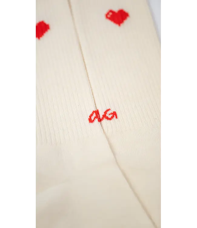 ALFREDO GONZALES ALFREDO GONZALES athletic icon hearts AG-OA-ATHHEA Off White