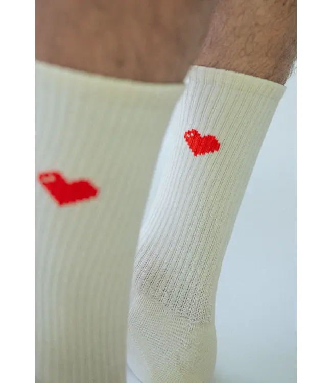 ALFREDO GONZALES ALFREDO GONZALES athletic icon hearts AG-OA-ATHHEA Off White