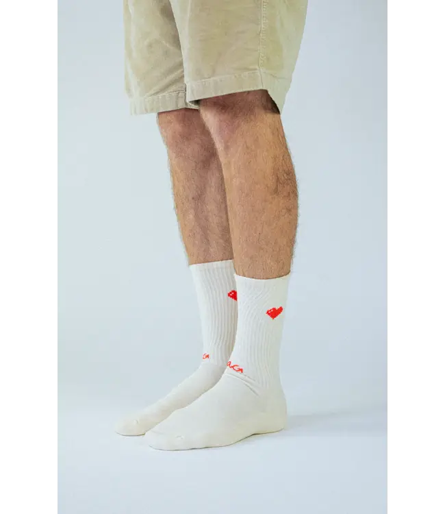 ALFREDO GONZALES ALFREDO GONZALES athletic icon hearts AG-OA-ATHHEA Off White