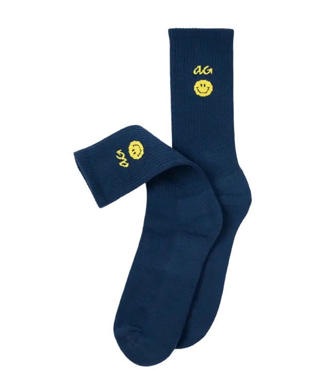 ALFREDO GONZALES Alfredo Gonzales Athletic Icon Smiley AG-OA-ATHSMI Navy