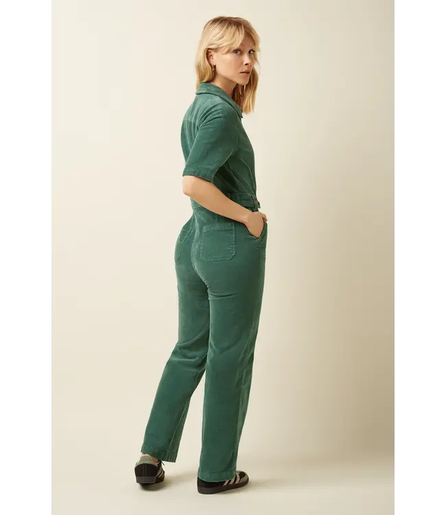 KING LOUIE King Louie Garbo Zip Jumpsuit 07479 Matcha Green