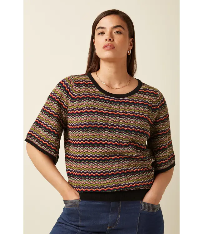 KING LOUIE King Louie Maree Top Meisel 09911 Multi Color