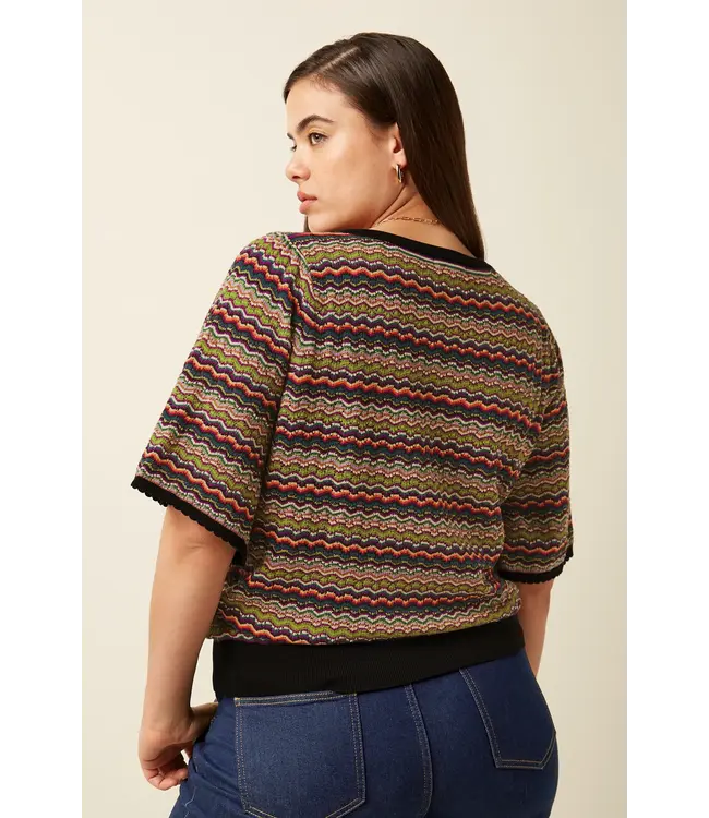 KING LOUIE King Louie Maree Top Meisel 09911 Multi Color