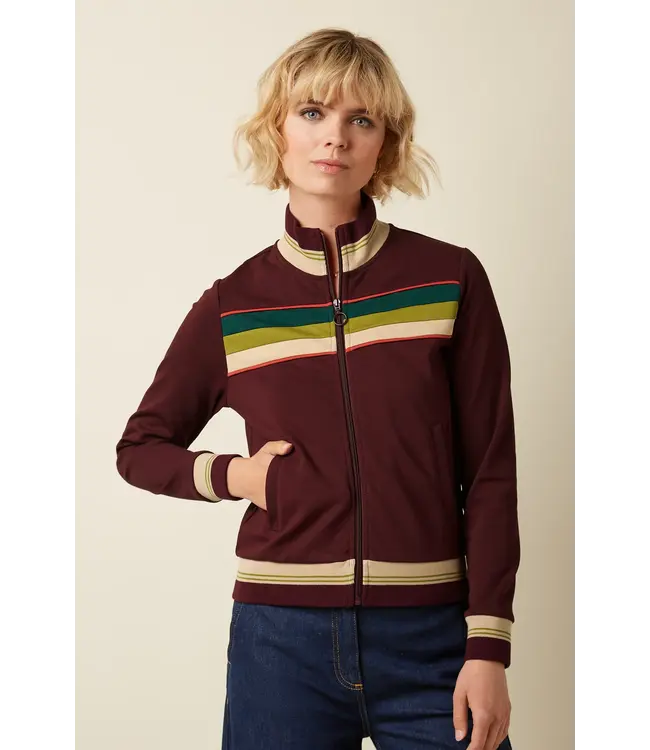 KING LOUIE King louie Colorblock Coljack Daytona Sweat 10119 Porto Red