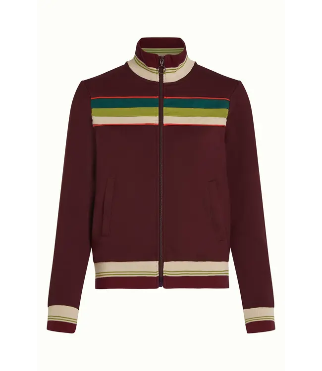 KING LOUIE King louie Colorblock Coljack Daytona Sweat 10119 Porto Red