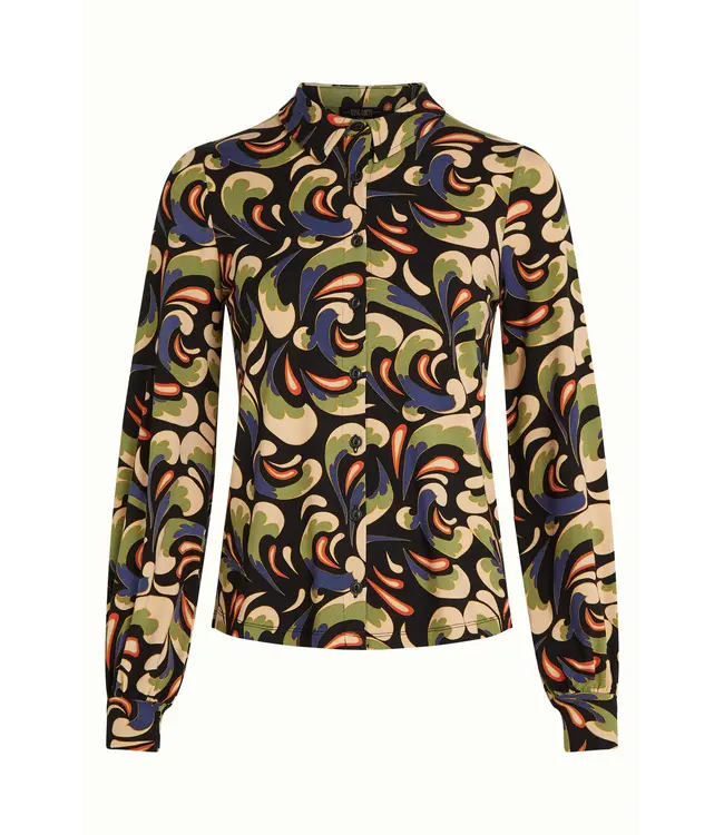 KING LOUIE King Louie Maisie Blouse Rumble 10112 Black