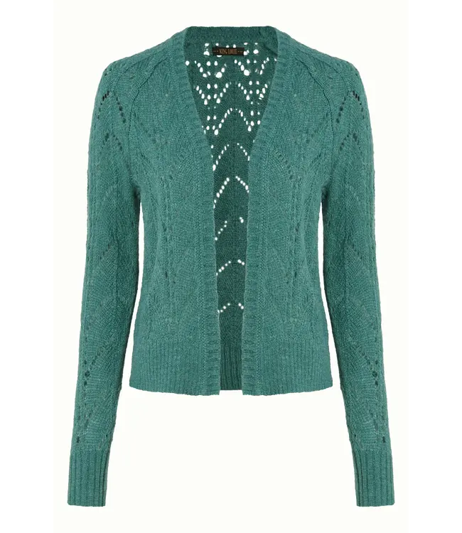 KING LOUIE King Louie Blanca Cardi Orcia Vest 09827 Smoke Green