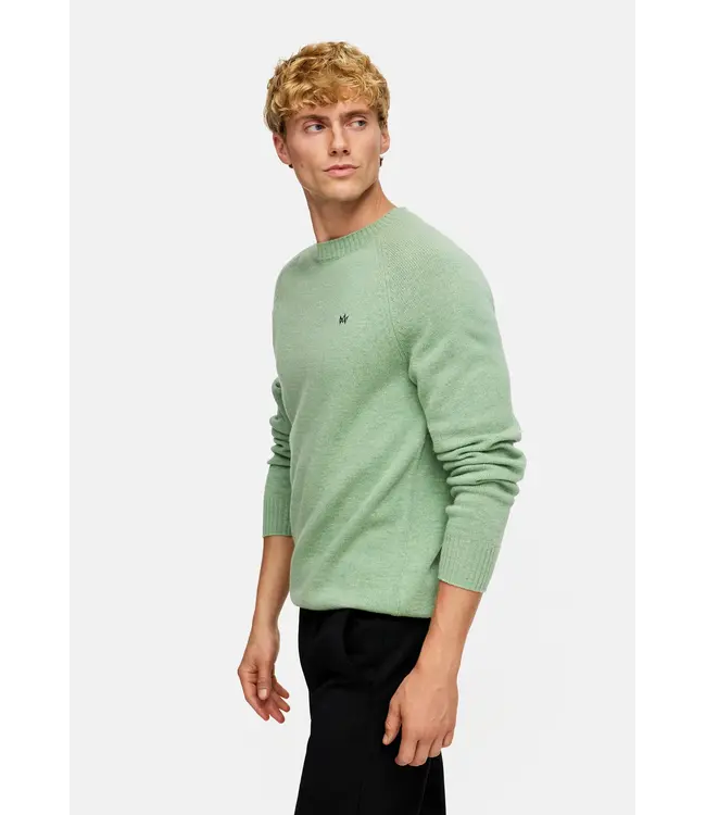 KRONSTADT Kronstadt PO29417 Larson Crew Neck Knit KS35001 Hedge Green