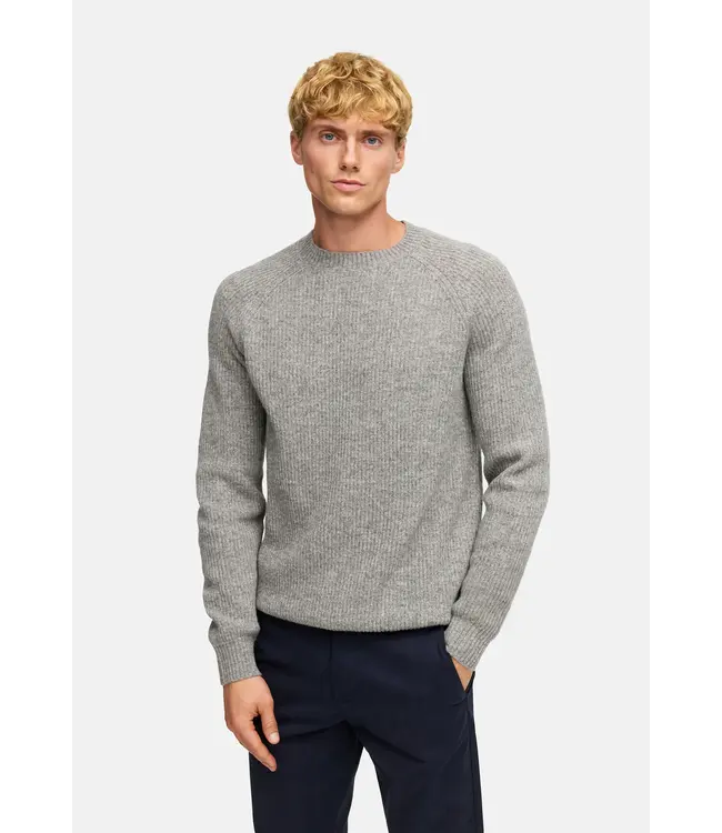 KRONSTADT Kronstadt PO29422 Dorsey Crew Neck Knit KS35009 Grey Mix