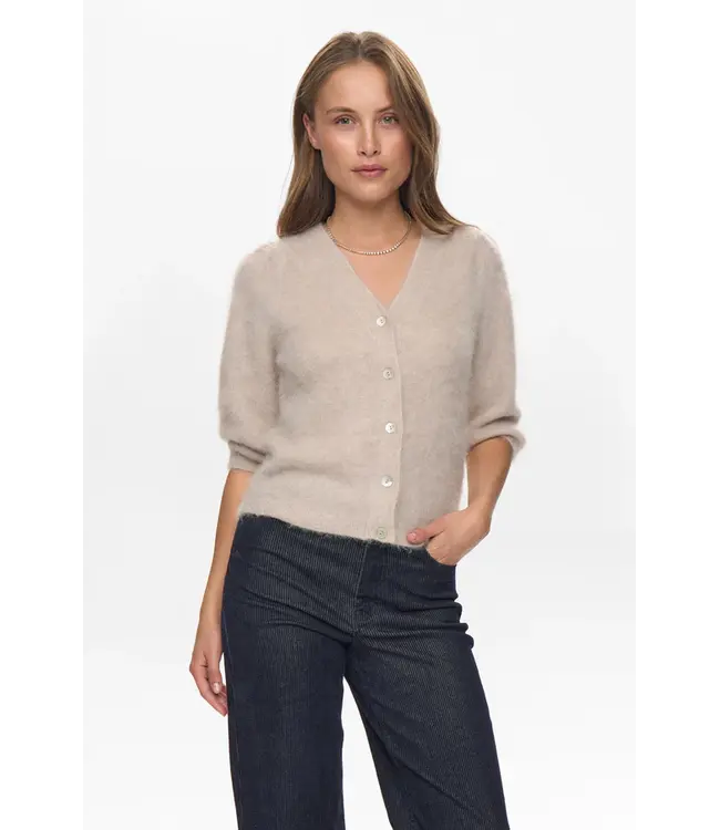 Nümph Nümph Nusuri Brushed Cardigan 706023 Chateau Gray