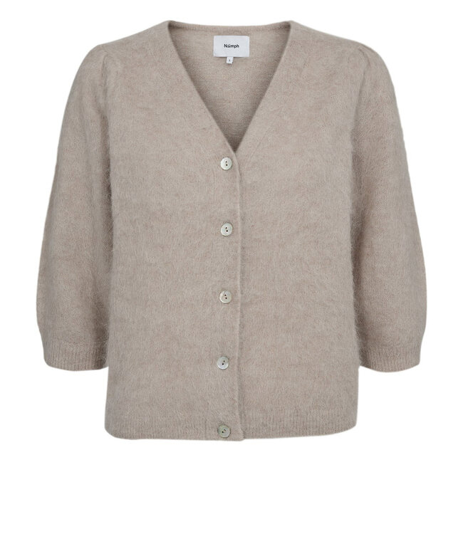 Nümph Nümph Nusuri Brushed Cardigan 706023 Chateau Gray