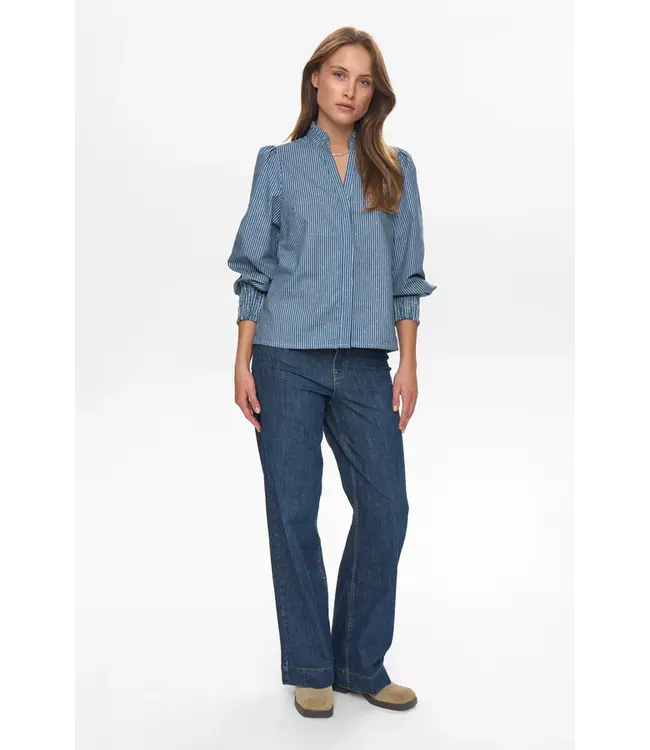 Nümph Nümph Nuemilie Shirt 706165 Medium Blue Denim