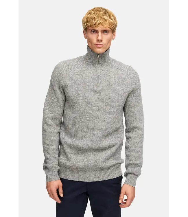 KRONSTADT Kronstadt KS35005 Dorsey Half Zip Grey Mix