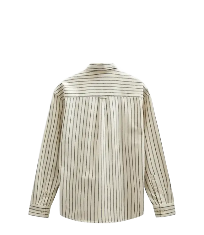 ANERKJENDT Anerkjendt 902178 Aklasse Stripe L/S Shirt 9503 Tofu