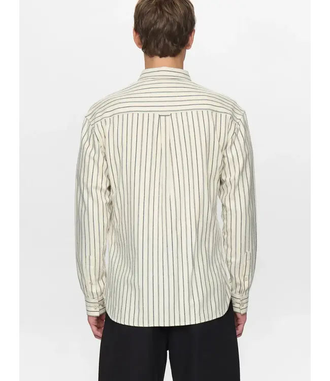 ANERKJENDT Anerkjendt 902178 Aklasse Stripe L/S Shirt 9503 Tofu