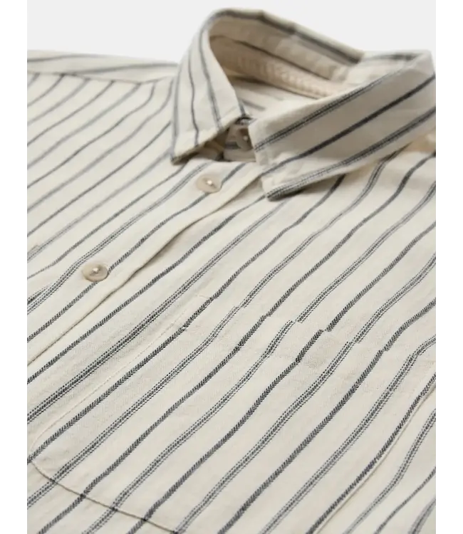 ANERKJENDT Anerkjendt 902178 Aklasse Stripe L/S Shirt 9503 Tofu