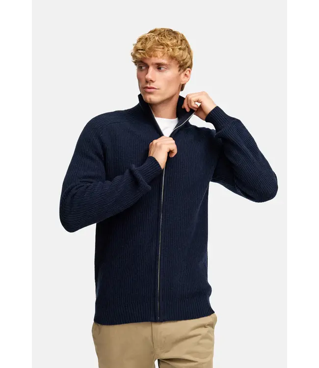 KRONSTADT Kronstadt KS35019 KSAbel zip cardigan knit 469 Sky captain