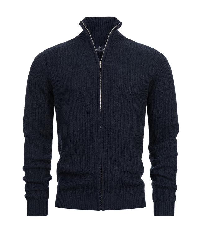 KRONSTADT Kronstadt KS35019 KSAbel zip cardigan knit 469 Sky captain