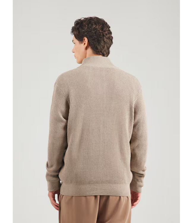 KRONSTADT Kronstadt KS35019 KSAbel zip cardigan knit 039 Sand mix