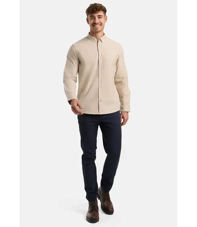 KRONSTADT Kronstadt KS2796BS KSJohan Oxford Washed  Shirt 961 Chinchilla