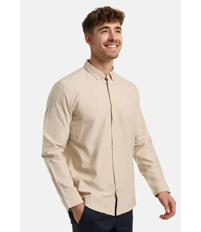 KRONSTADT Kronstadt KS2796BS KSJohan Oxford Washed  Shirt 961 Chinchilla