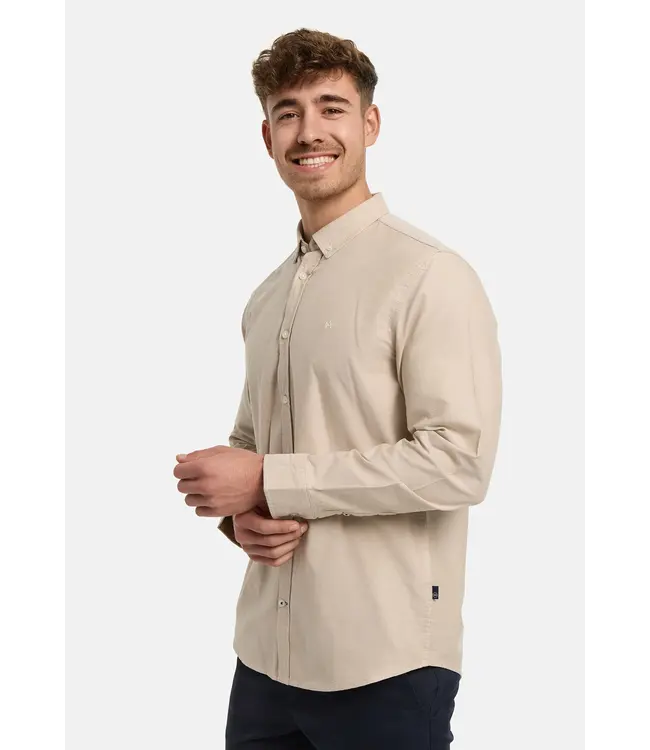 KRONSTADT Kronstadt KS2796BS KSJohan Oxford Washed  Shirt 961 Chinchilla