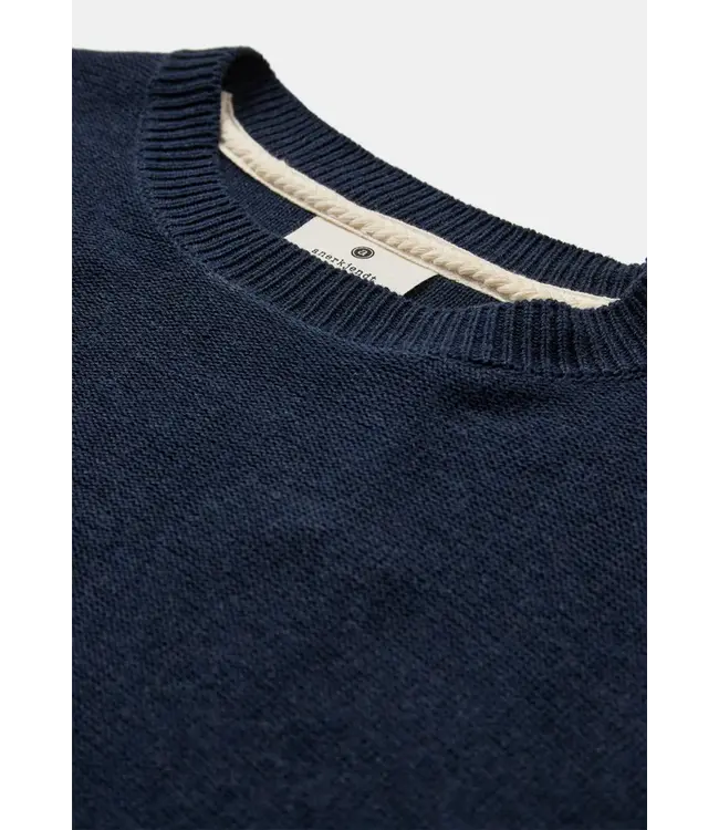 ANERKJENDT Anerkjendt Akebbe Cotton/ Silk Knit 902182 Sky Captain