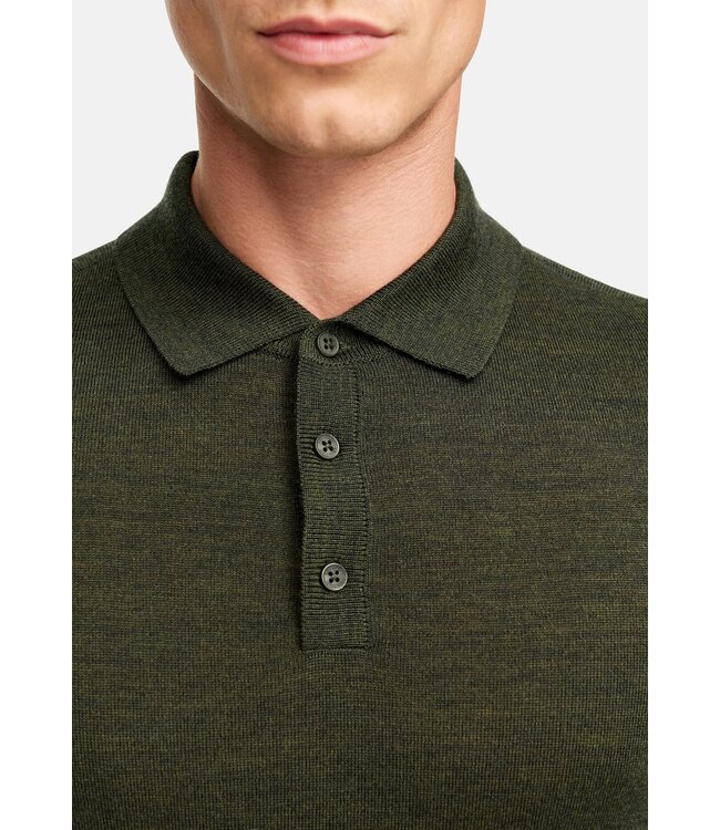 KRONSTADT Kronstadt KS35012 KSJohannes merino polo knit 609 Army mix