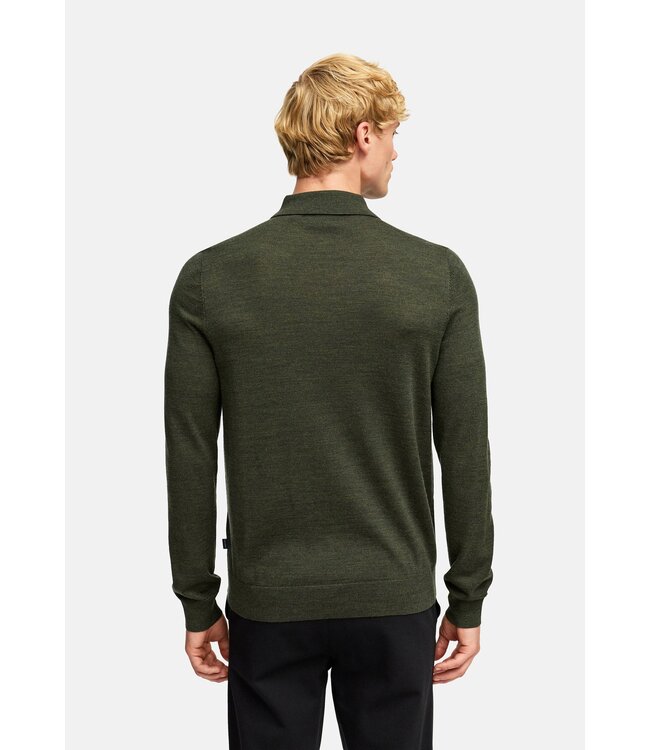 KRONSTADT Kronstadt KS35012 KSJohannes merino polo knit 609 Army mix