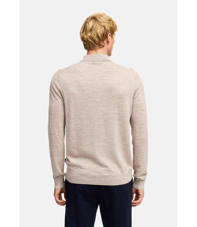 KRONSTADT Kronstadt KS35012 KSJohannes merino polo 039 sand mix