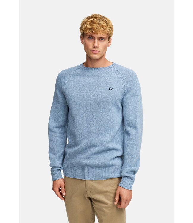 KRONSTADT Kronstadt PO29417 Larson Crew Neck Knit KS35001 Blue Shadow Mix
