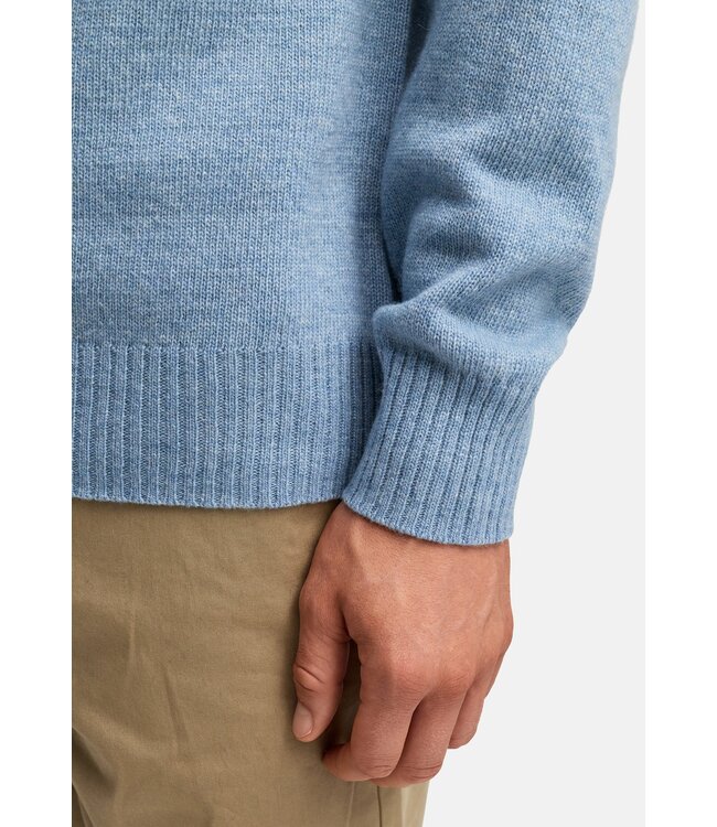 KRONSTADT Kronstadt PO29417 Larson Crew Neck Knit KS35001 Blue Shadow Mix